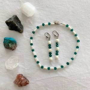 💚 Abalone Green Crystal Set 💚